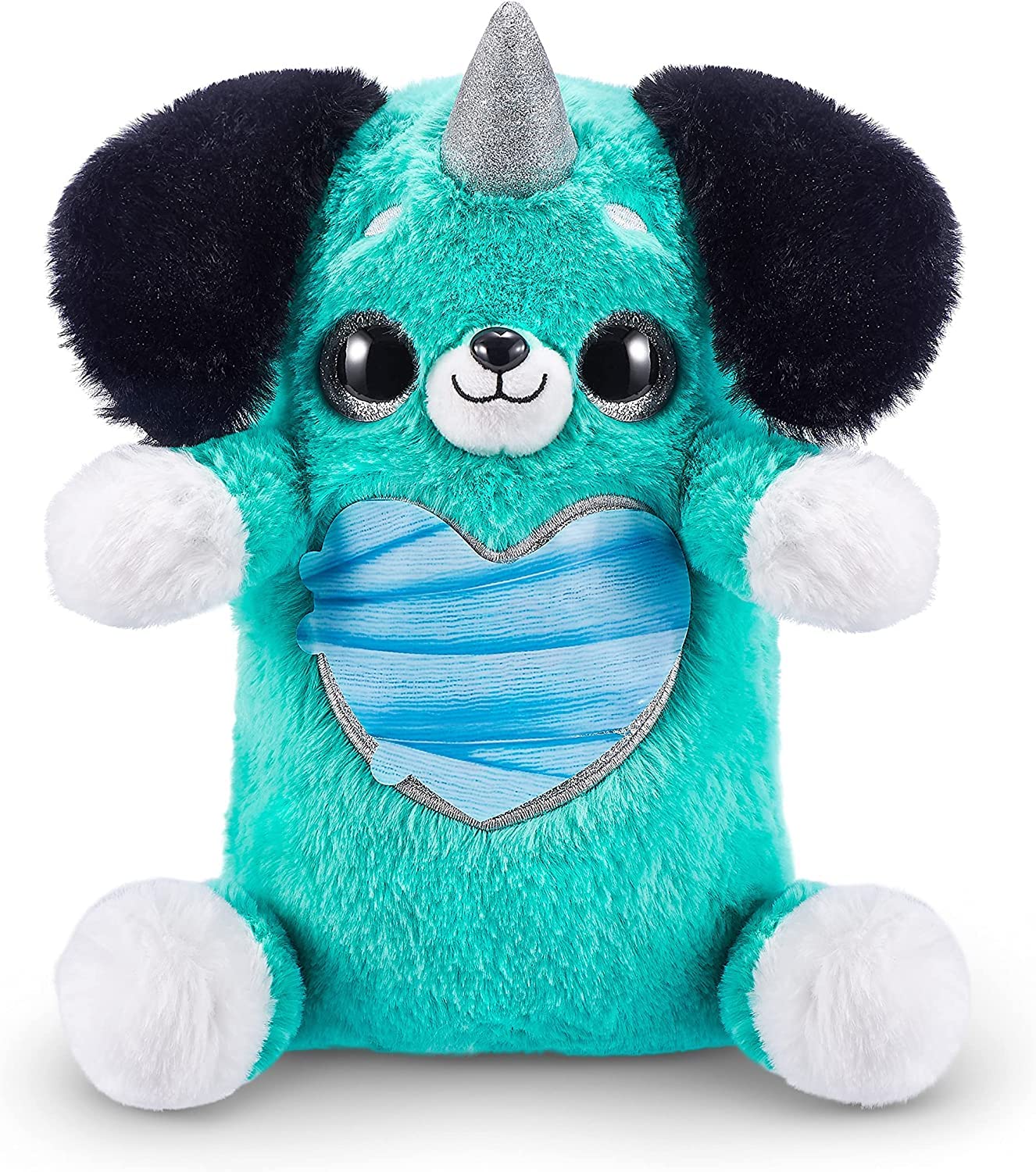Zuru Rainbocorns Puppycorn Rescue Collectible Plush - Surprise Egg with Stickers, Syringe Slime, and Over 12 Magical Surprises
