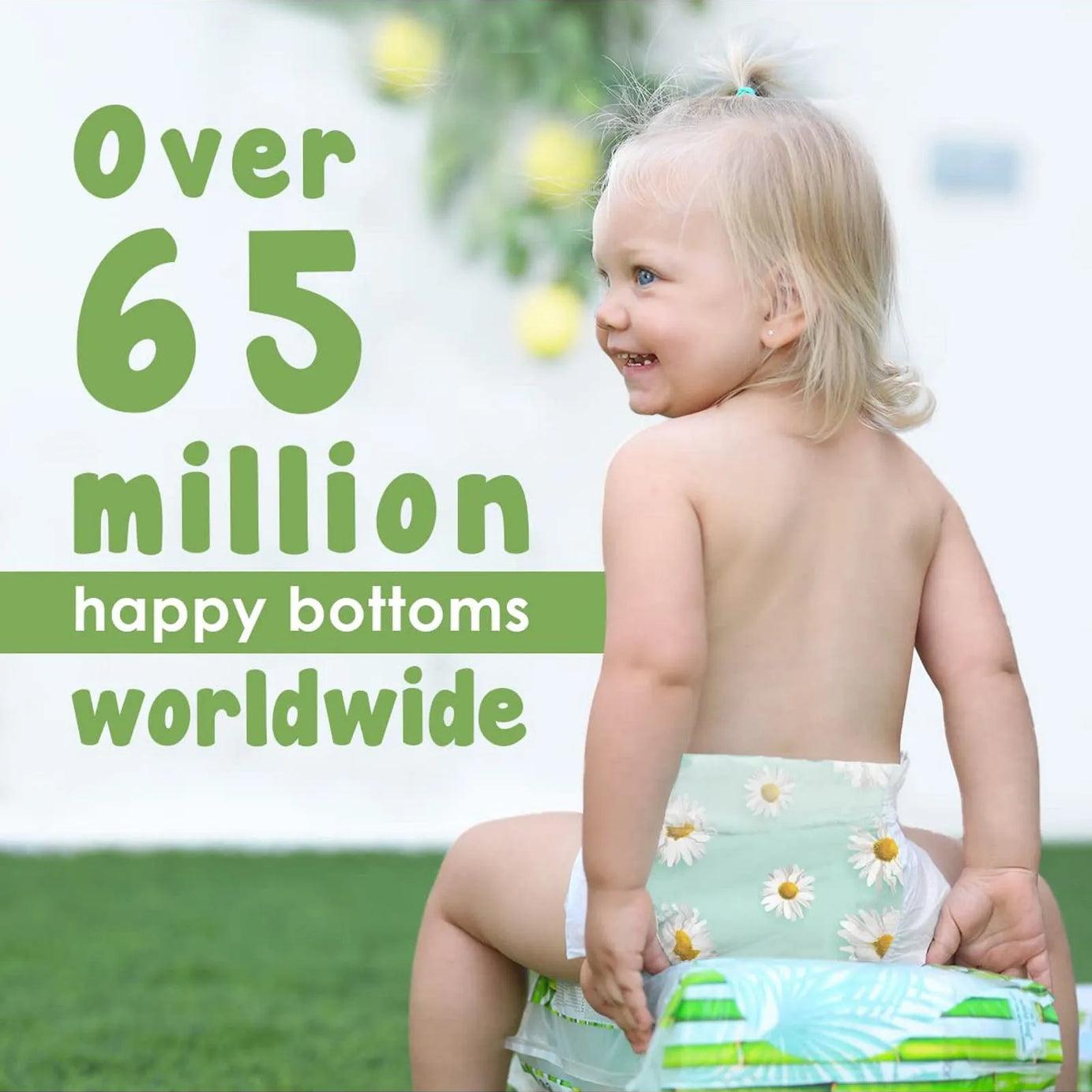 PureBorn Organic Bamboo Diapers Size 6 (16–20 kg) – 20 Pcs | Ultra Soft, Hypoallergenic, Eco-Friendly Disposable Nappies with Wetness Indicator | Dermatologically Tested & Extra Absorbent