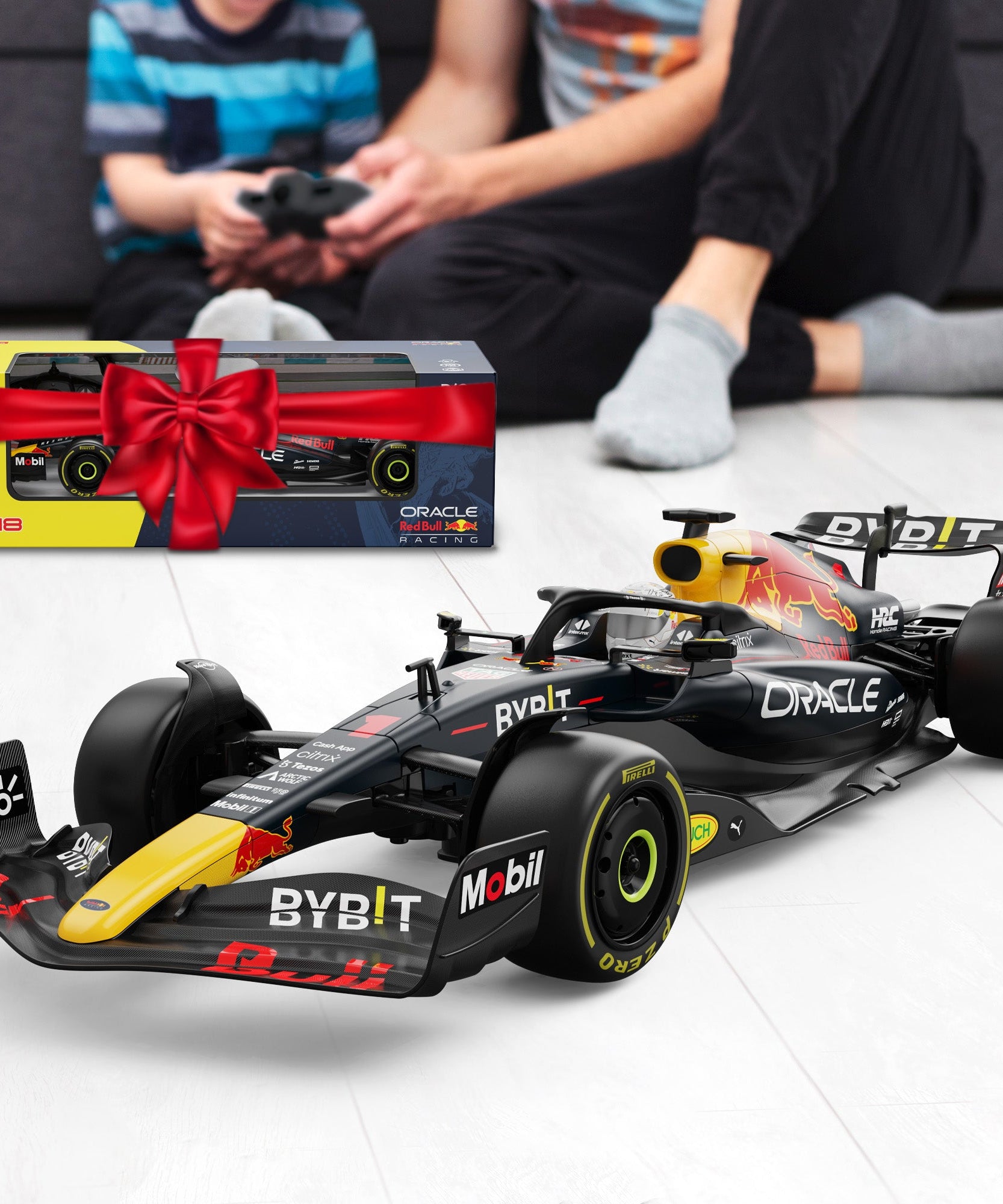 Rastar Oracle Red Bull Racing RB18 RC Car – 1/12 Scale Licensed Formula 1 Remote Control Toy Car with 2.4GHz Controller, Realistic Detailing & Stickers – Official F1 Merchandise for Kids & Collectors