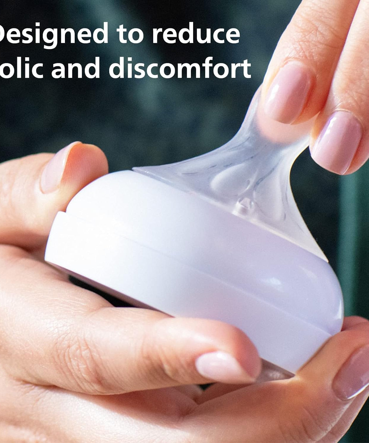 Philips Avent Natural Response Baby Bottle (0m+) 125ml Twin Pack | BPA-Free Anti-Colic Newborn Feeding Bottles | Mimics Breastfeeding Rhythm | No-Drip Teat Design (Set of 2) - MINIMEE KIDS