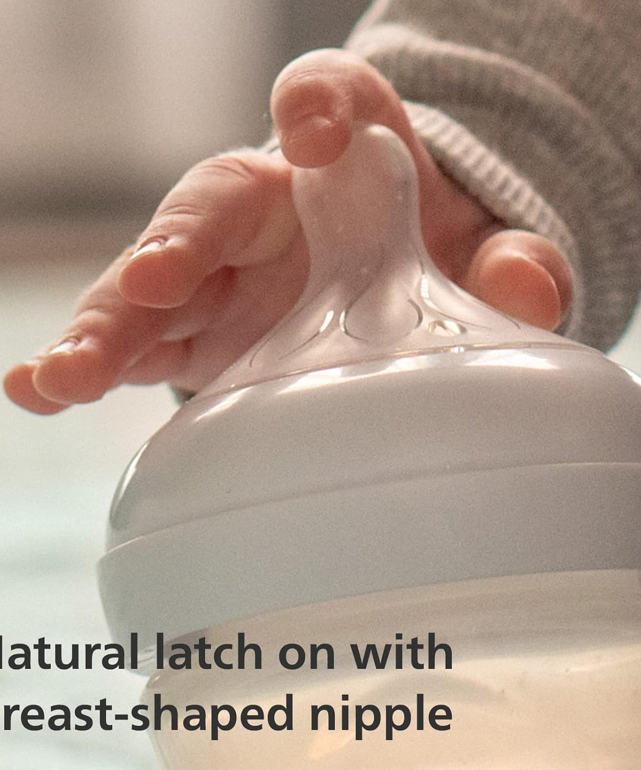 Philips Avent Natural Response Baby Bottle (0m+) 125ml Twin Pack | BPA-Free Anti-Colic Newborn Feeding Bottles | Mimics Breastfeeding Rhythm | No-Drip Teat Design (Set of 2) - MINIMEE KIDS