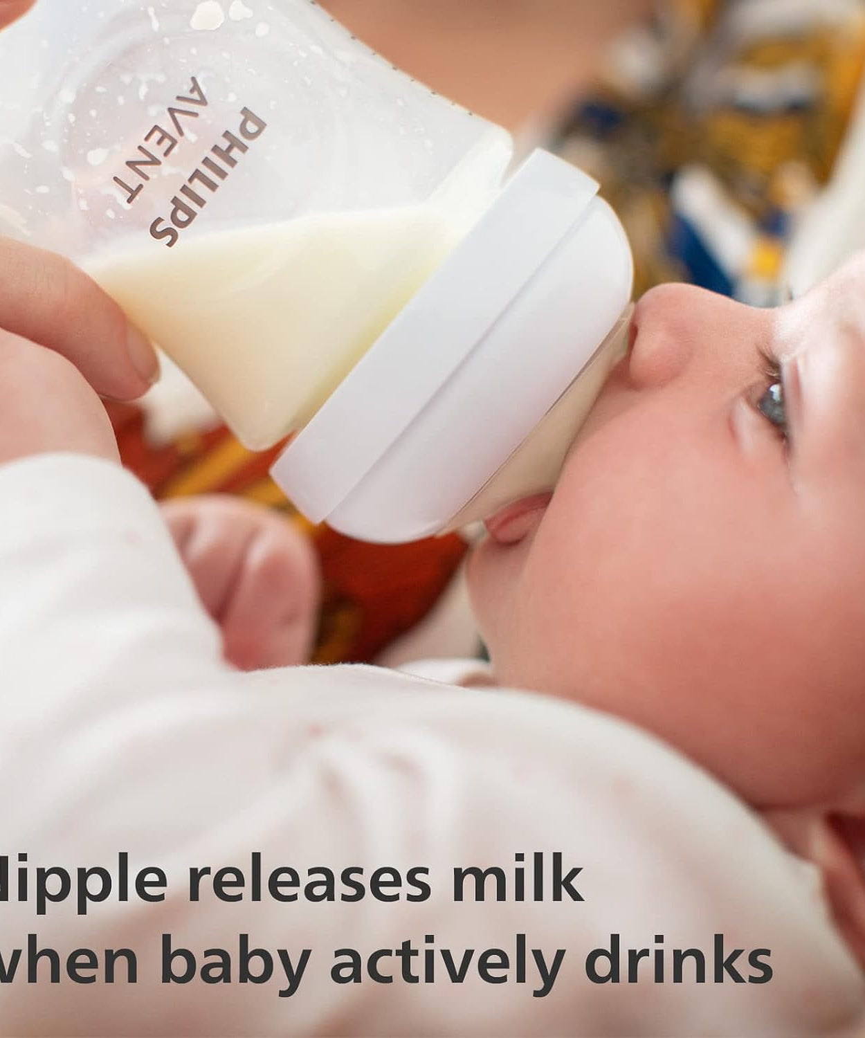 Philips Avent Natural Response Baby Bottle (0m+) 125ml Twin Pack | BPA-Free Anti-Colic Newborn Feeding Bottles | Mimics Breastfeeding Rhythm | No-Drip Teat Design (Set of 2) - MINIMEE KIDS