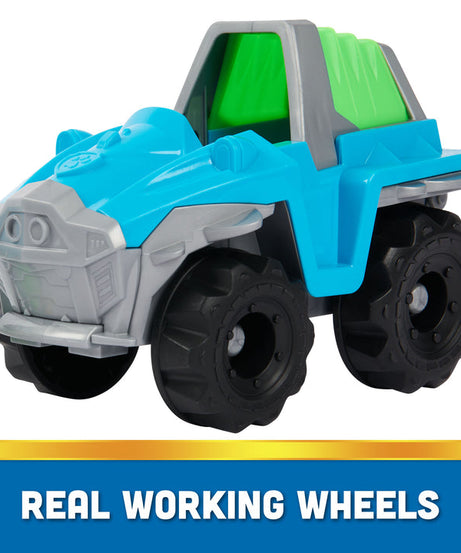 Paw Patrol Rex’s Rescue Vehicle - Eco-Friendly Dino Adventure Toy for Kids Ages 3+ Made from at least 71% recycled plastic