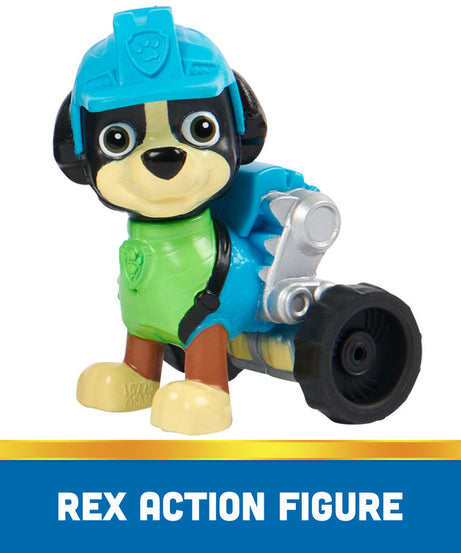 Paw Patrol Rex’s Rescue Vehicle - Eco-Friendly Dino Adventure Toy for Kids Ages 3+ Made from at least 71% recycled plastic