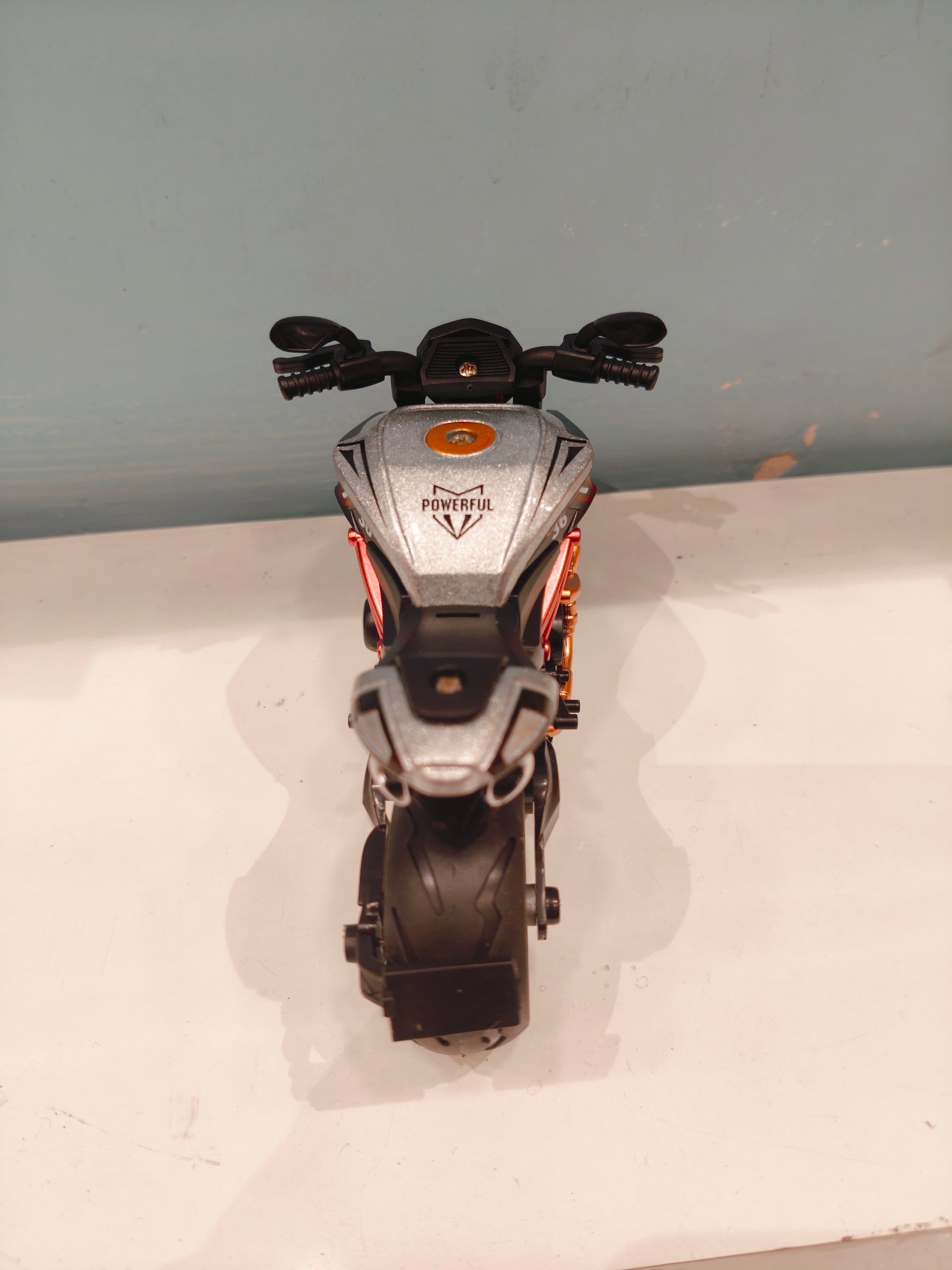 Alloy Motorcycle Simulation Model Vehicle - 1:12 Scale Ducati Diavel Look-Alike | Pull Back Toy for Kids 3+ Years