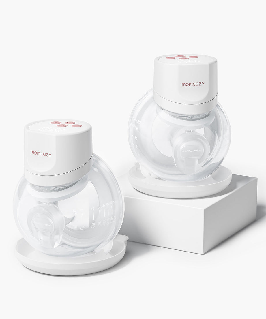 Momcozy S12 Pro Quick Wearable Breast Pumps | Dual Pump (DoubleFit™ Hybrid Flange, ≤46dB)