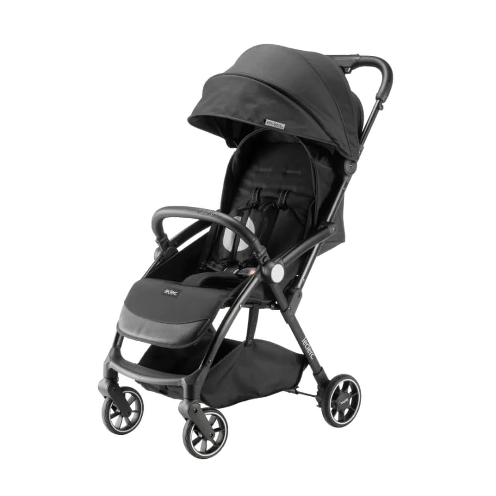 Leclerc Baby Magic Fold Plus Lightweight Stroller – Air Cabin Friendly with One Touch Fold – Black - MINIMEE KIDS