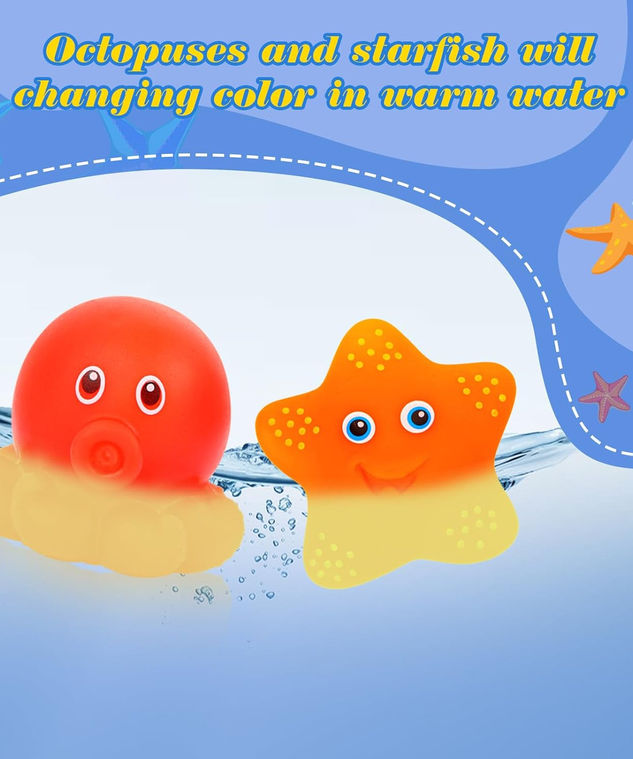 Squeezy Baby Bath Toys for Kids Ages 1-3 | Ocean Animal Bathtub Toys for Infant 6-12-18 Months | Tub Toys for Toddlers 2-4 Year Old Boys and Girls - MINIMEE KIDS