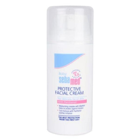 Baby Sebamed Protective Facial Cream for delicate facial skin with panthenol - 100ml - MINIMEE KIDS