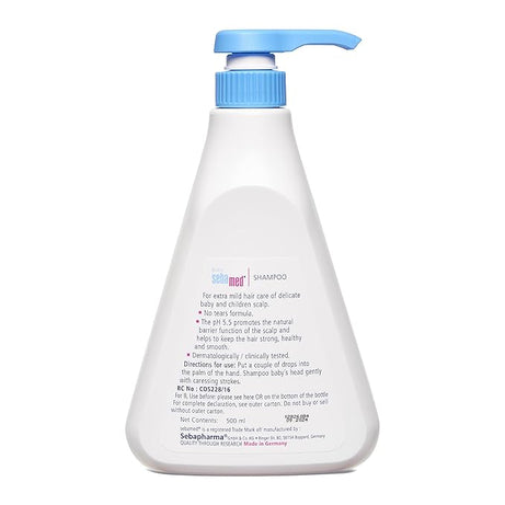 Baby Sebamed Shampoo for Delicate scalp with camomile - 500 ml - MINIMEE KIDS