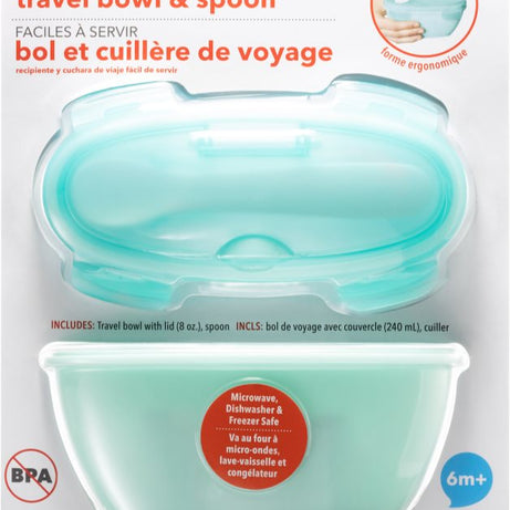 Skip Hop Easy-Serve Travel Bowl & Spoon for 6+ Months - MINIMEE KIDS