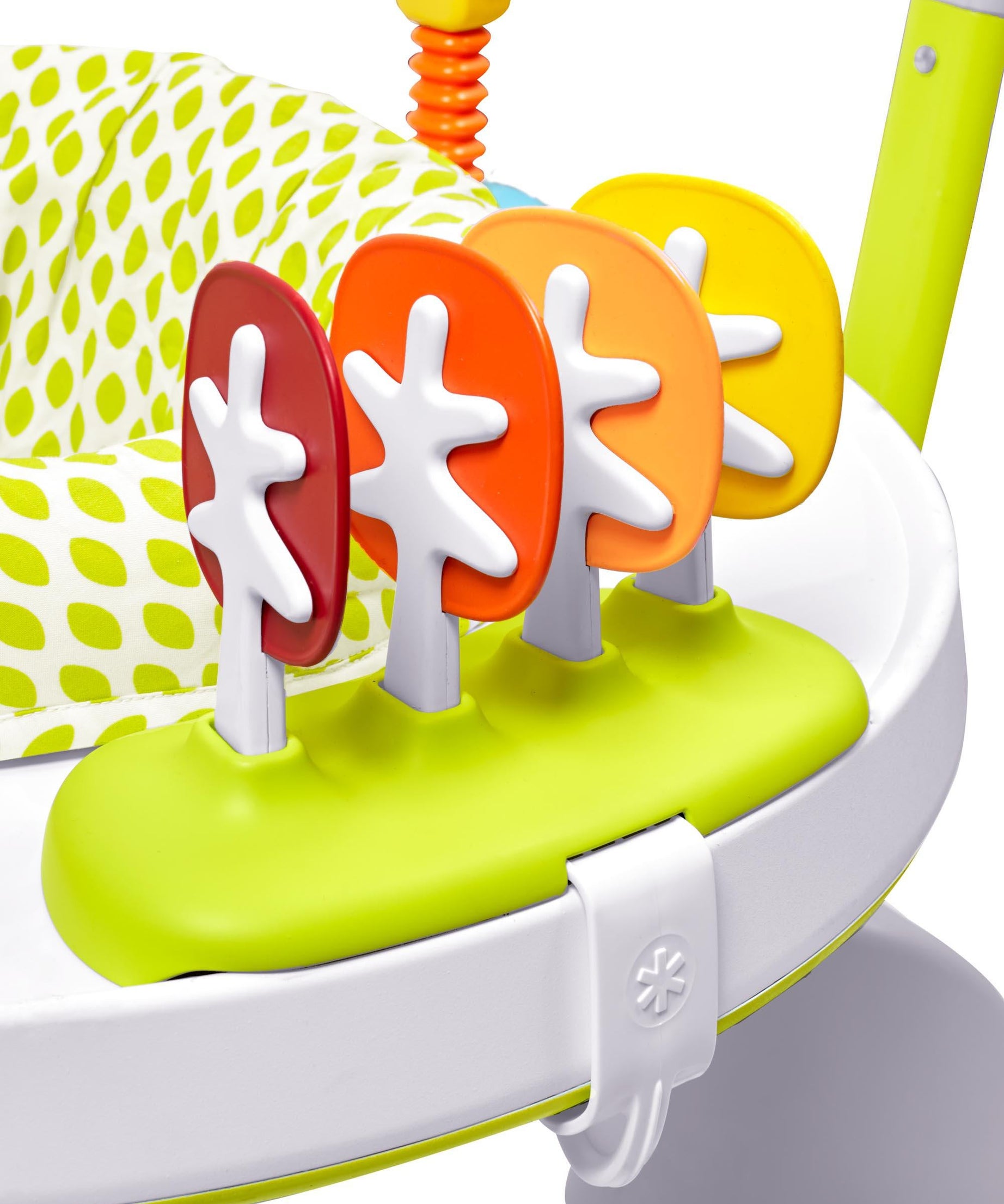 Skip Hop Explore & More Jumpscape Fold-Away Jumper with Light-Up Cloud Bounce Counter & 20+ Developmental Activities | Foldable Baby Activity Center | 360° Rotating Seat | JPMA Certified - MINIMEE KIDS