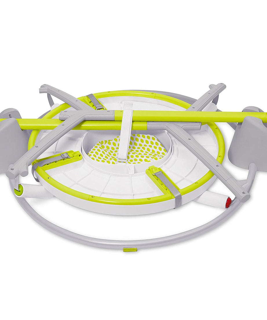 Skip Hop Explore & More Jumpscape Fold-Away Jumper with Light-Up Cloud Bounce Counter & 20+ Developmental Activities | Foldable Baby Activity Center | 360° Rotating Seat | JPMA Certified - MINIMEE KIDS
