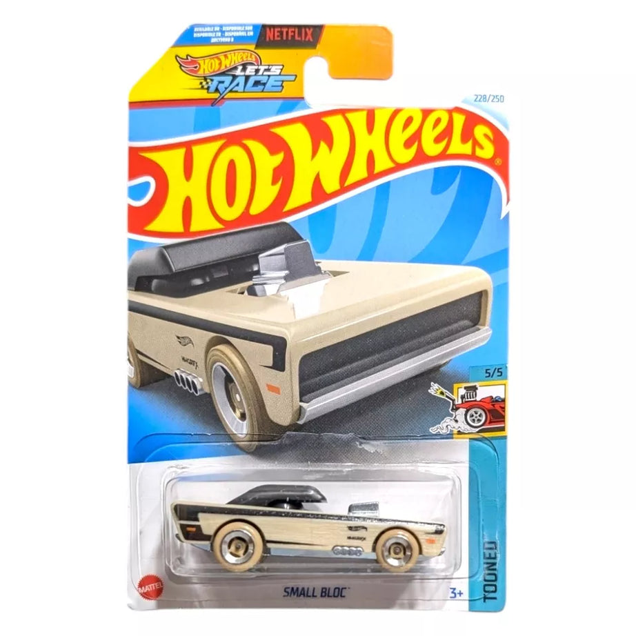 Hot Wheels Small Bloc HW Tooned 5/5 Let's Race 2024 Mainlines | Limited Edition Die-Cast Car 228/250 for Collectors and Racing Fans