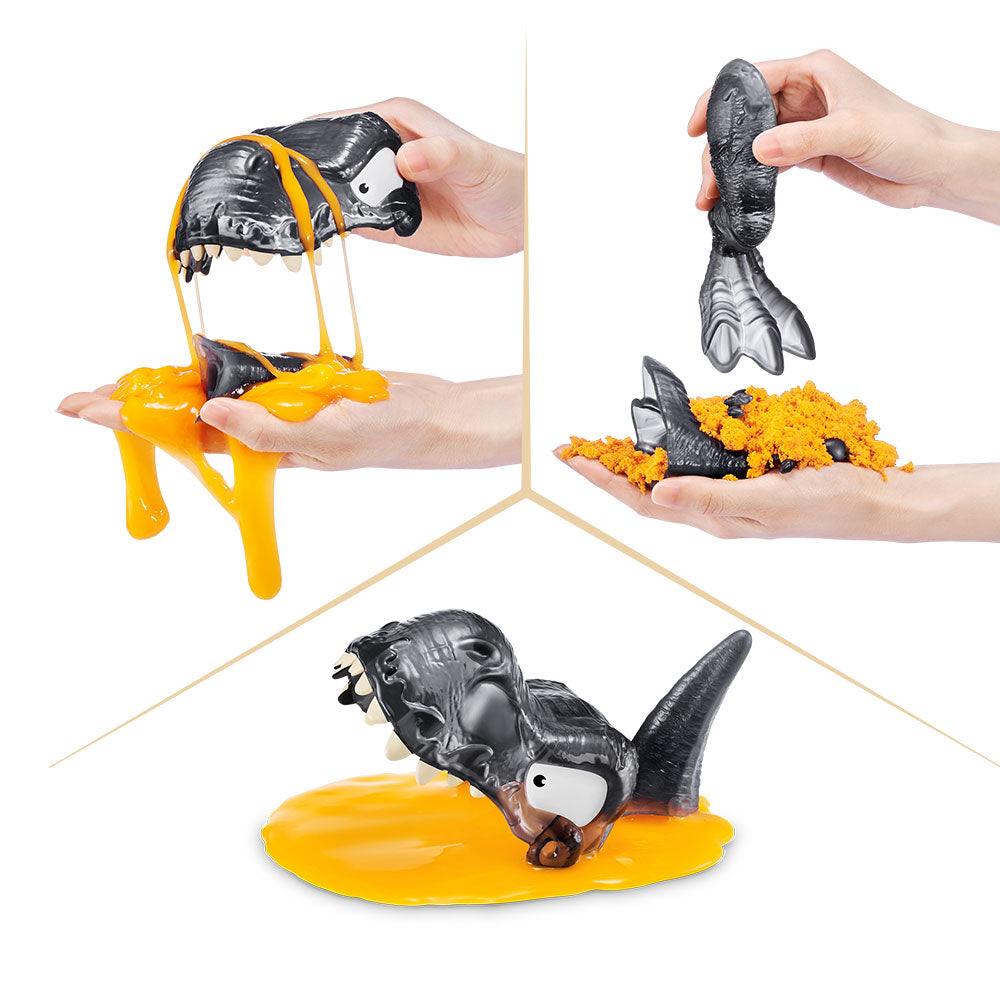 Zuru Smashers Dino Island T-Rex Battles! for 3+ Years | 52 Piece Dino Set | Smash, Build, & Battle with 2 Dinos & Weapons