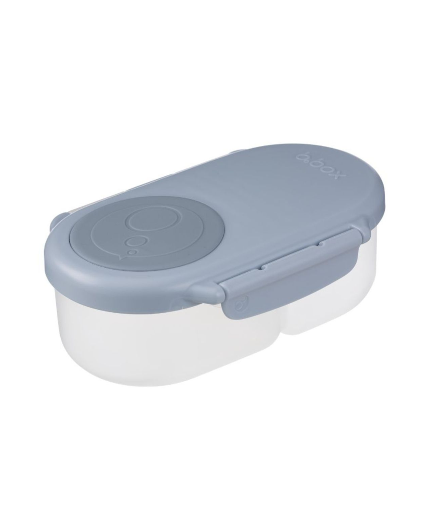 b.box Snackbox 350ml | Leak-Proof Toddler Snack Container with Flexi Whole Fruit Holder | 12m+ Travel & School Friendly | BPA-Free, Microwave & Freezer Safe - MINIMEE KIDS