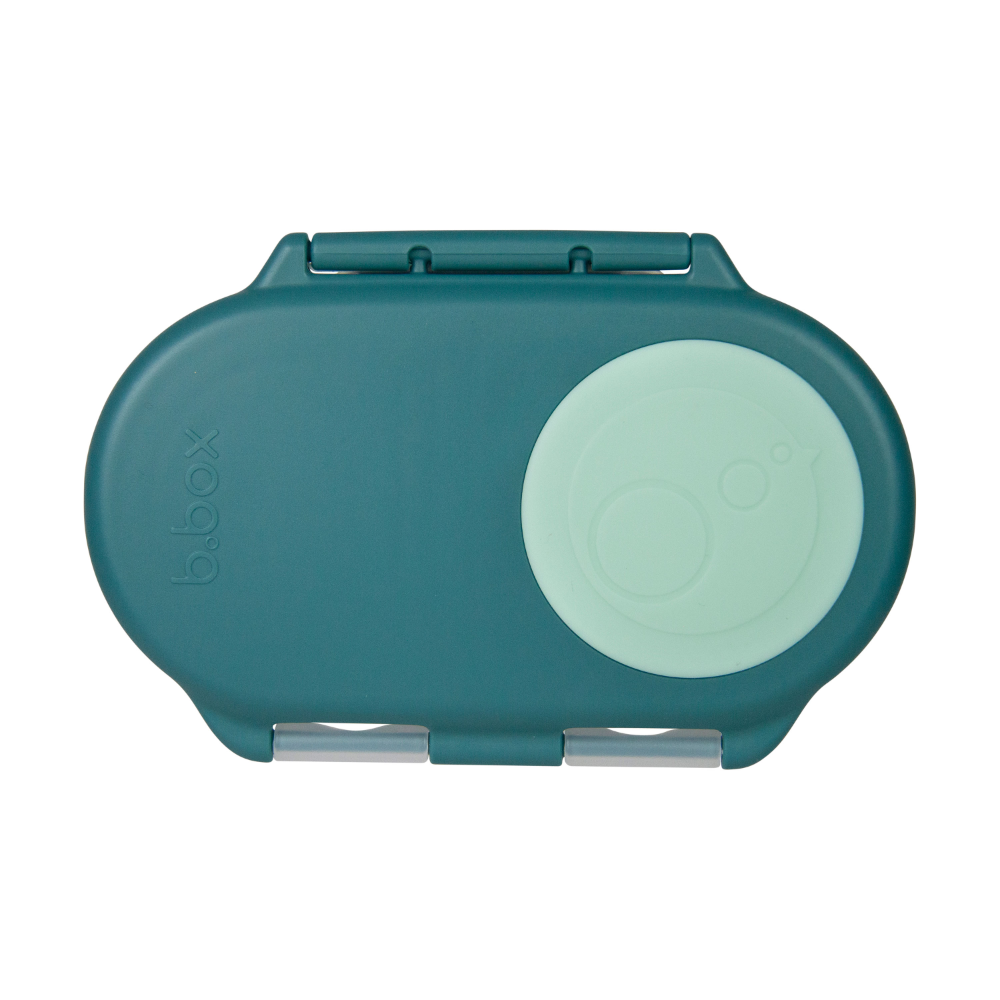 b.box Snackbox 350ml | Leak-Proof Toddler Snack Container with Flexi Whole Fruit Holder | 12m+ Travel & School Friendly | BPA-Free, Microwave & Freezer Safe - MINIMEE KIDS