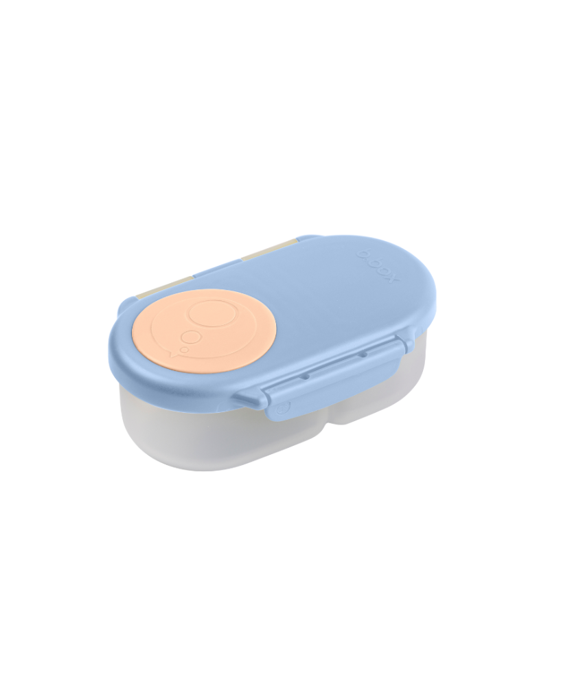 b.box Snackbox 350ml | Leak-Proof Toddler Snack Container with Flexi Whole Fruit Holder | 12m+ Travel & School Friendly | BPA-Free, Microwave & Freezer Safe - MINIMEE KIDS