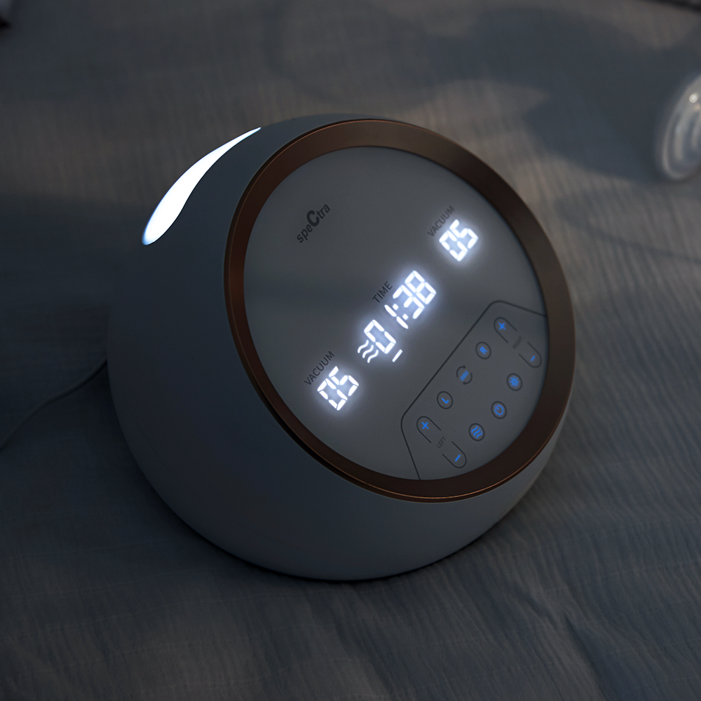 Premium Electric Breast Pump - Spectra Dual S (Synergy Gold) | Dual Motor, Independent Controls, Ultra Quiet, Backflow Protection, and Memory Function | 15 Expression Modes & 5 Massage Modes