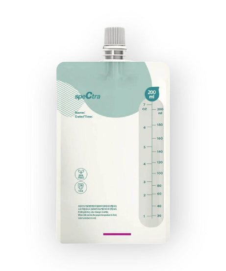 Spectra Easy Milk Storage Bag Refill 200ml – 30 Pre-Sterilized BPA-Free Breast Milk Storage Bags (Without Connector)