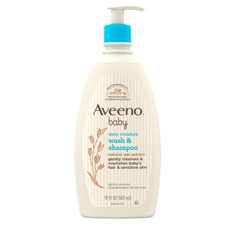 Aveeno Baby Wash & Shampoo – Gentle & Tear-Free – 532ml – MINIMEE KIDS