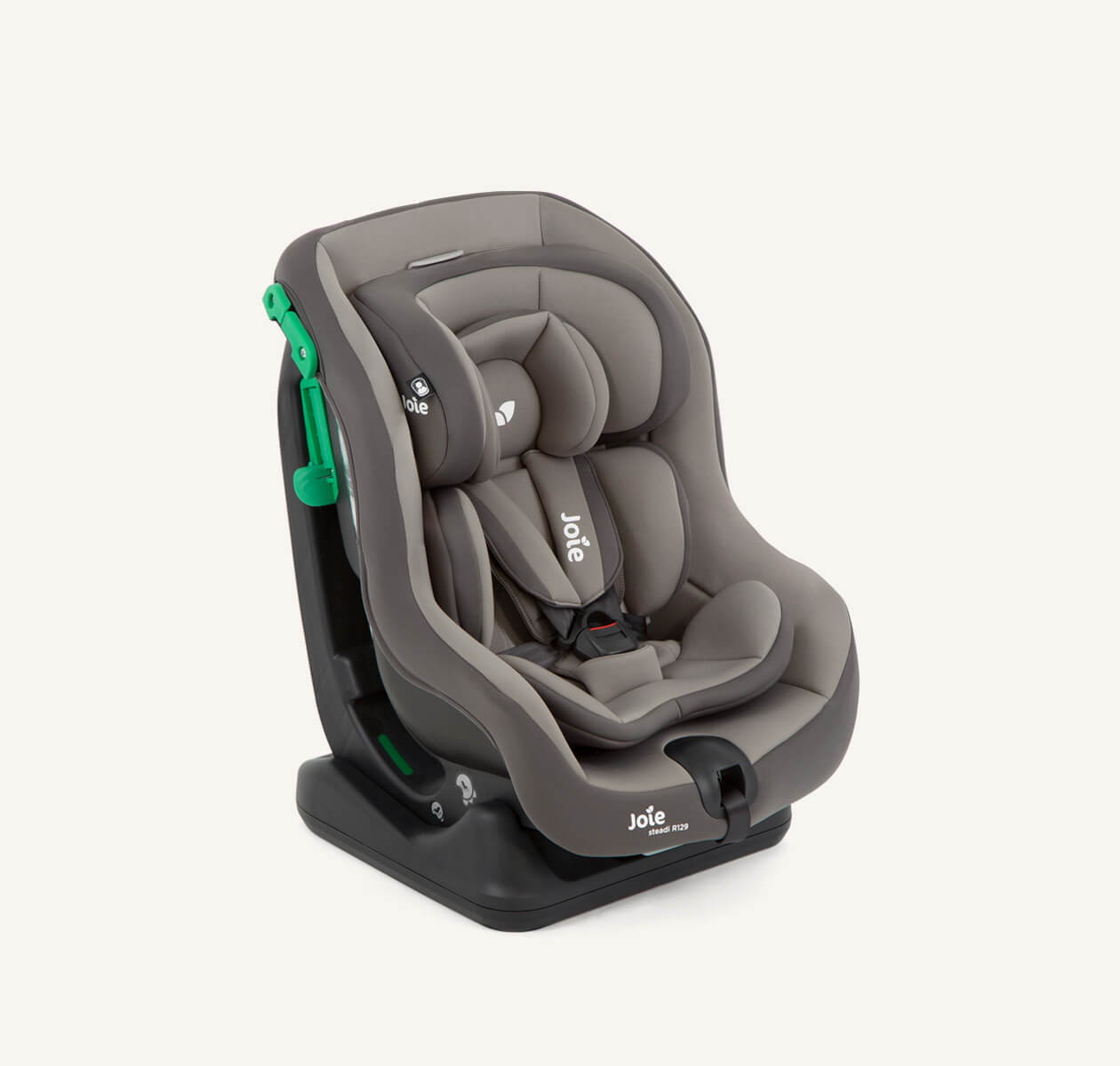 Joie Steadi™ R129 i-Size Car Seat | Birth to 4 Years (40-105cm) | Tri-Protect™ Headrest with Intelli-Fit™ Memory Foam | 4 Recline Positions & Side Impact Security | Available in Shale, Cobblestone & Moon Rock - MINIMEE KIDS