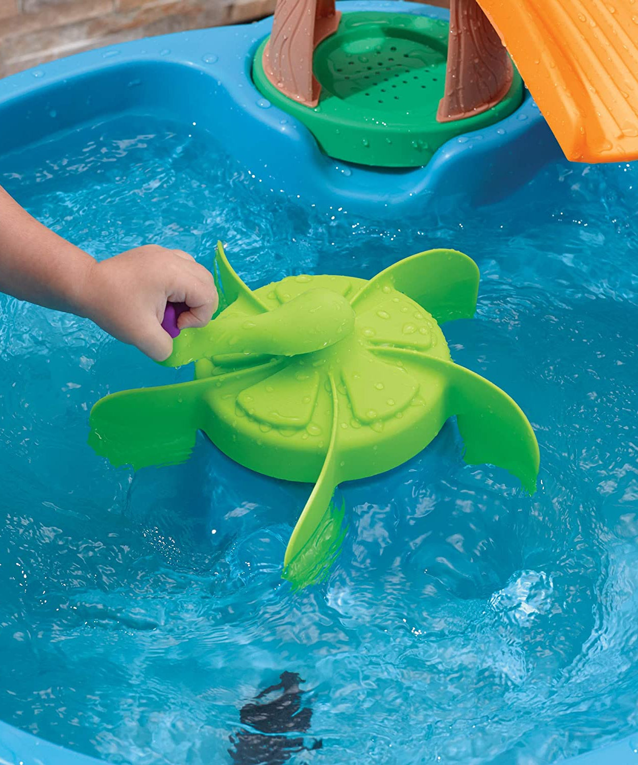 Step2 Duck Pond Water Table for Toddlers | Pond-Themed Sand & Water Play Table with Slide, Spinner & Duck Toys | For Ages 1½ Years and Up - MINIMEE KIDS