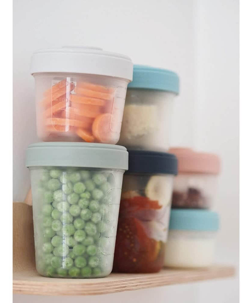 Beaba Toddler Food Storage Set 6 Clip Portions - 6*250ml