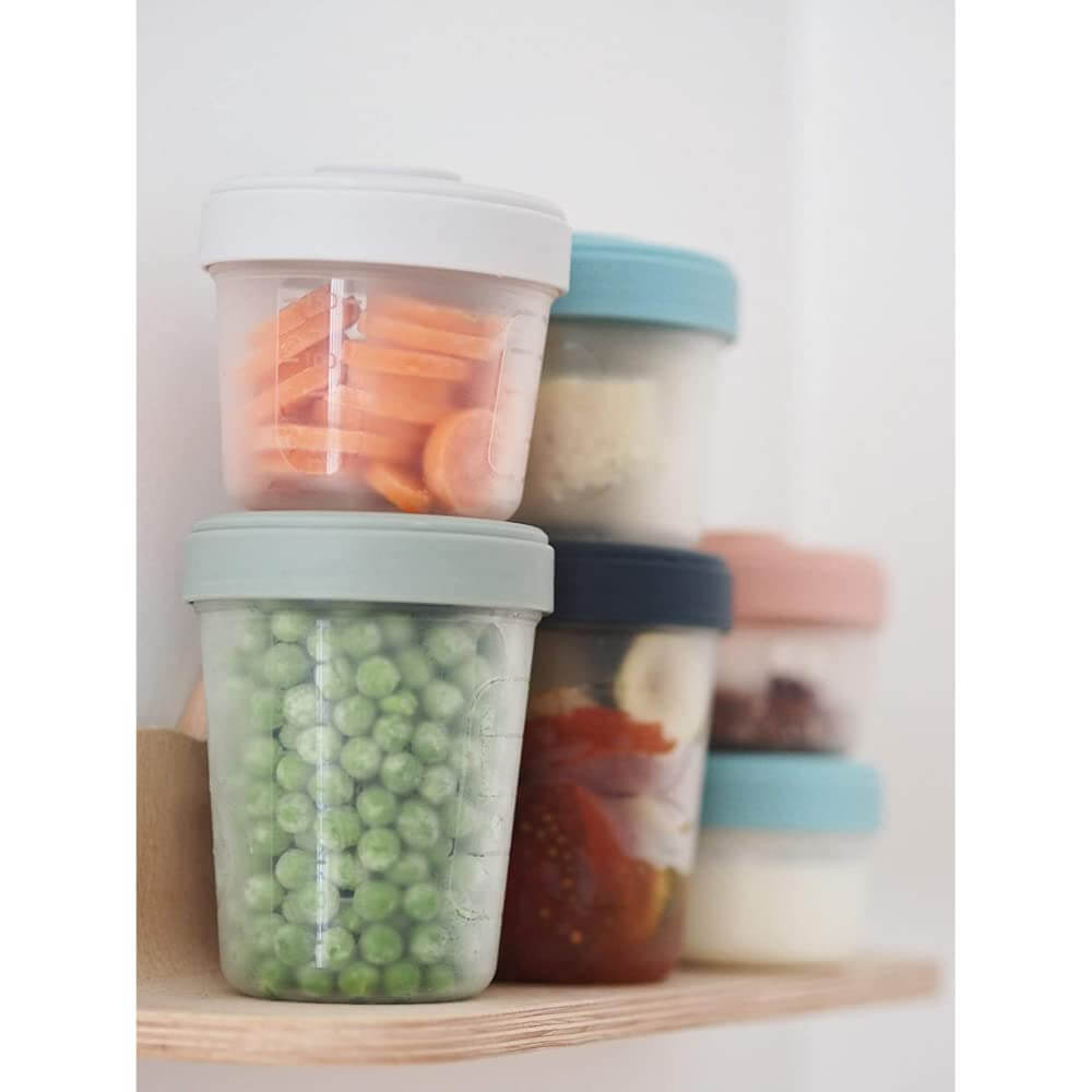 Beaba Toddler Food Storage Set 6 Clip Portions - 6*250ml