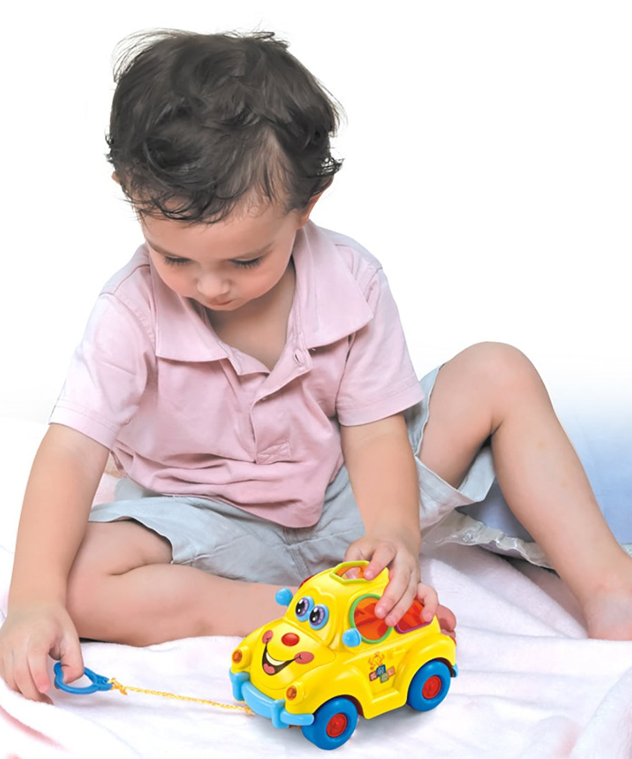 Hola Super Fun Fruit Car - Interactive Shape Sorter & Learning Toy for Toddlers 18M+