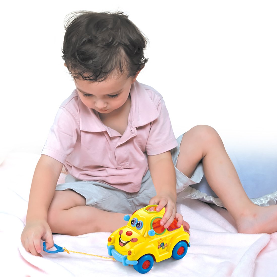 Hola Super Fun Fruit Car - Interactive Shape Sorter & Learning Toy for Toddlers 18M+