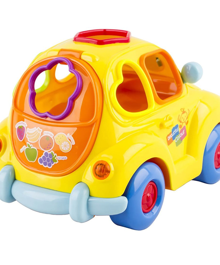Hola Super Fun Fruit Car - Interactive Shape Sorter & Learning Toy for Toddlers 18M+
