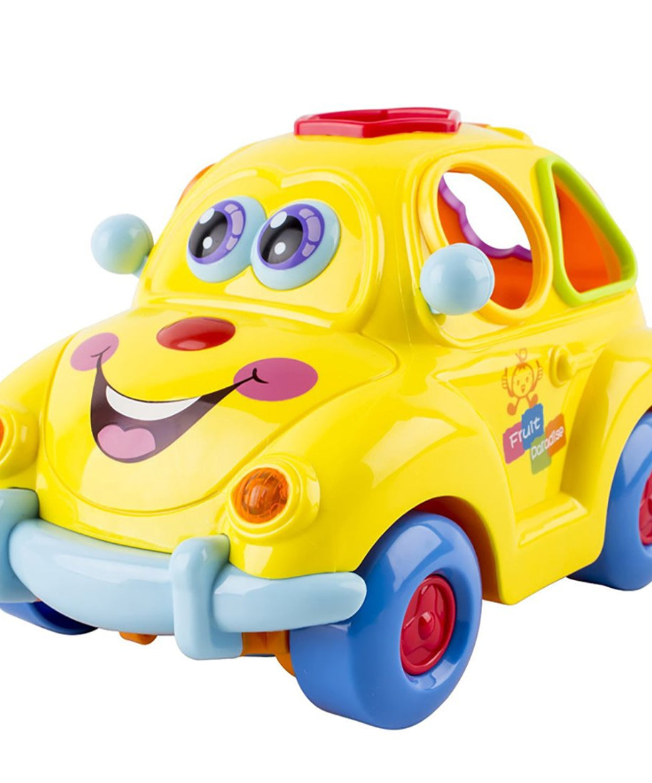 Hola Super Fun Fruit Car - Interactive Shape Sorter & Learning Toy for Toddlers 18M+