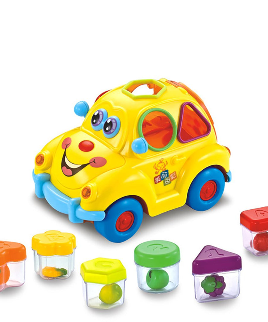 Hola Super Fun Fruit Car - Interactive Shape Sorter & Learning Toy for Toddlers 18M+