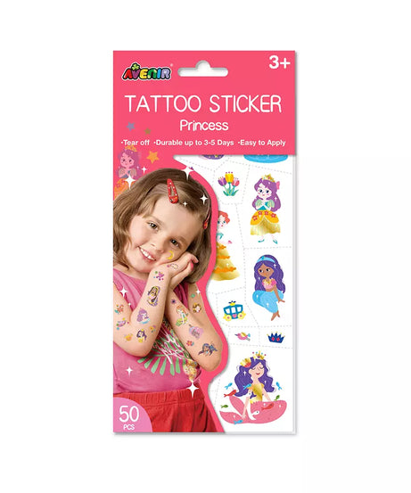 Avenir Tattoo Stickers – Durable 3-5 Days, Easy to Apply & Remove – Safe for Kids Ages 3+