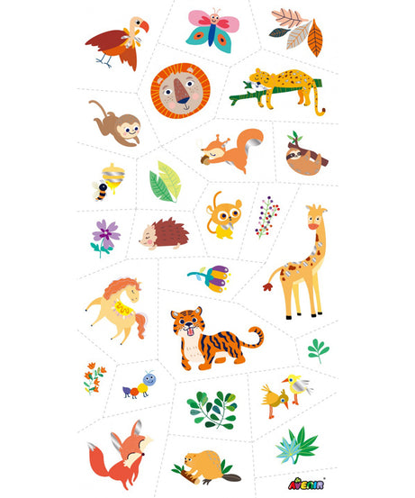Avenir Tattoo Stickers – Durable 3-5 Days, Easy to Apply & Remove – Safe for Kids Ages 3+