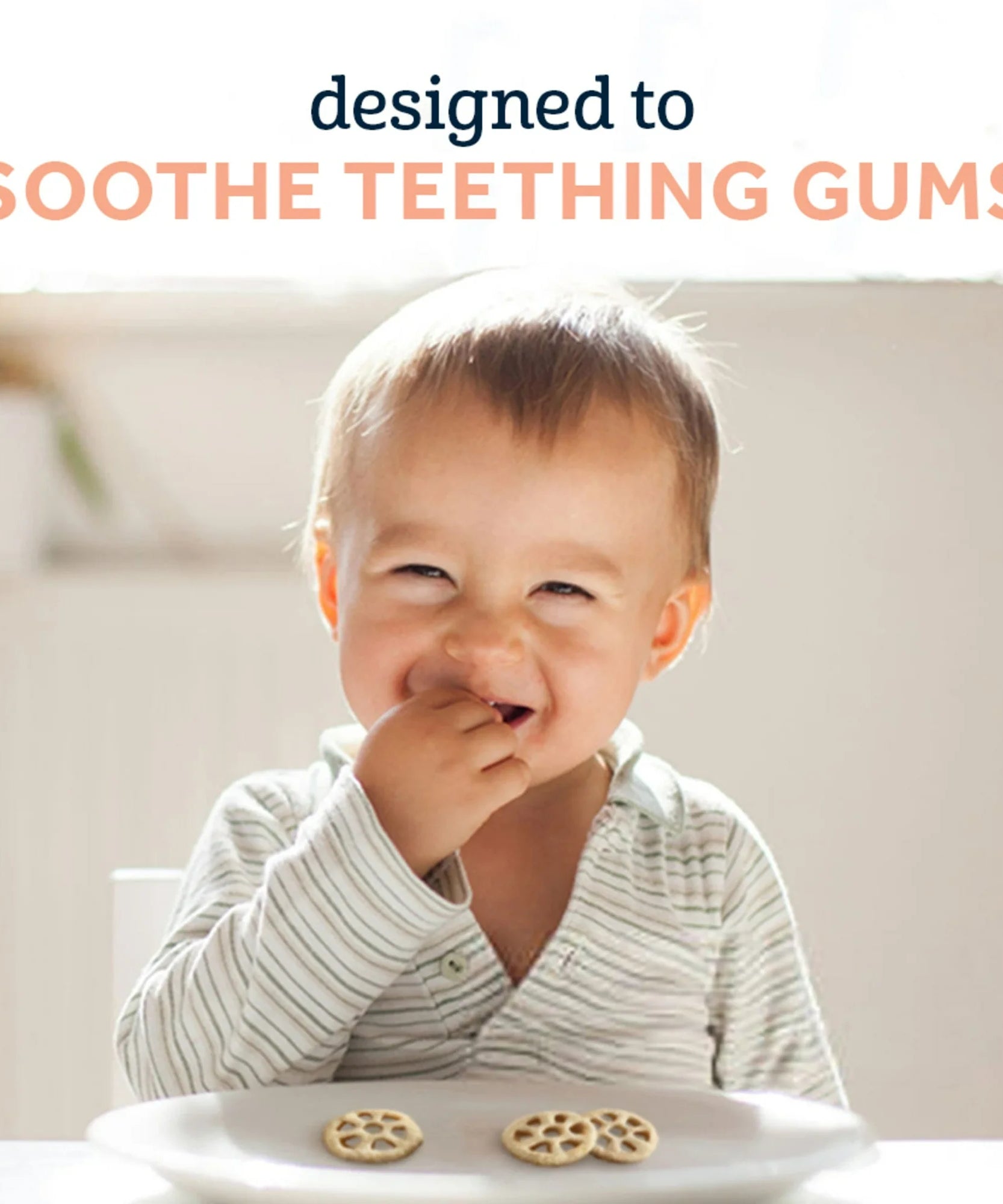 Gerber Snacks for Baby Teethers Banana Peach | Gentle Teething Wafers (7+ Months) - Healthy Snacks for teething Babies - MINIMEE KIDS