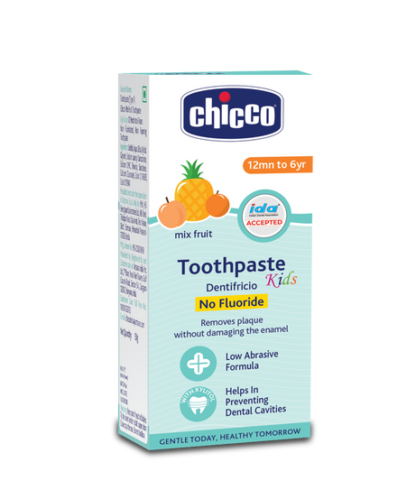 Chicco Mix Fruit Toothpaste for 12 Months to 6 Years Kids - 50g