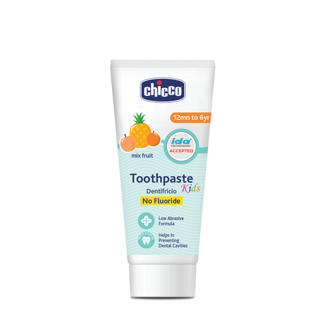 Chicco Mix Fruit Toothpaste for 12 Months to 6 Years Kids - 50g