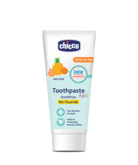 Chicco Mix Fruit Toothpaste for 12 Months to 6 Years Kids - 50g
