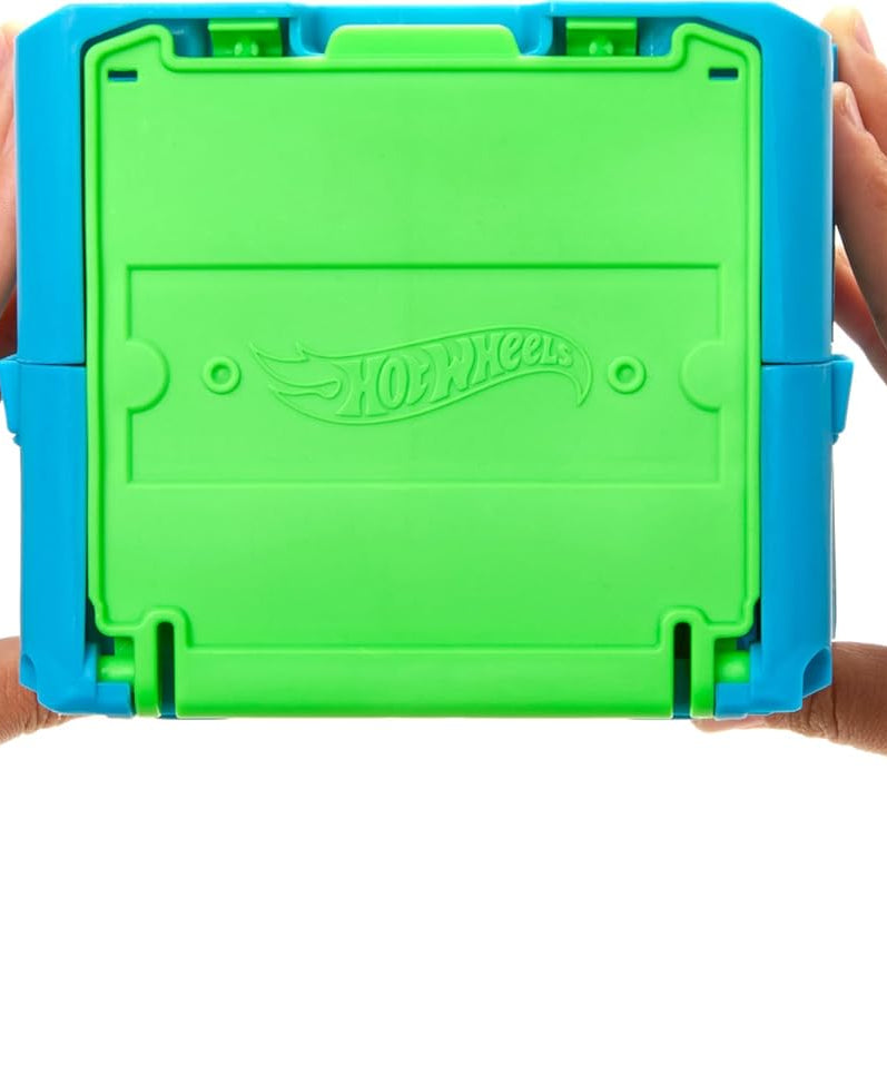 Hot Wheels Track Builder Toxic Super Jump Track Set – Includes 1 Hot Wheels Vehicle – For Kids 4+ Years