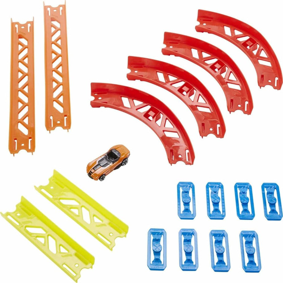 Hot Wheels Track Builder Premium Curve Pack unassembled for 4+ Years