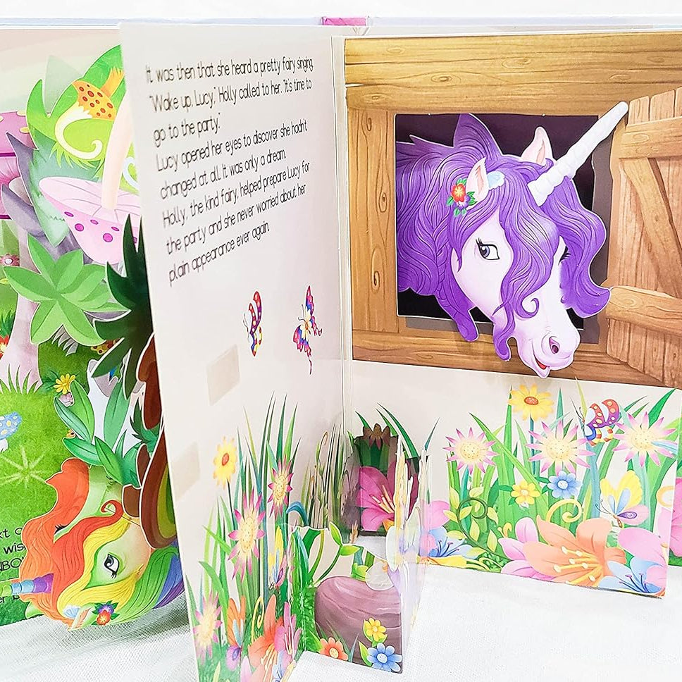 Unicorn Pop-Ups | Magical 3D Adventure Pop-Up Book with Vibrant Unicorn Characters, Rainbow Surprises, and Interactive Fun for Kids