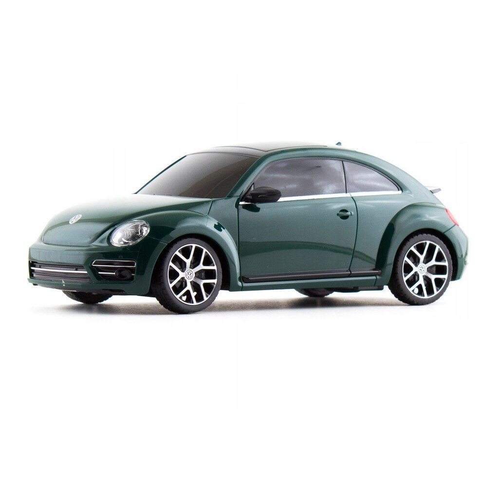 Rastar Volkswagen The Beetle R/C Car 1:14 Scale Green – Licensed Remote Control Volkswagen Beetle with LED Lights, Full Function Steering, Rubber Tires & 2.4GHz Controller for Kids & Collectors - MINIMEE KIDS