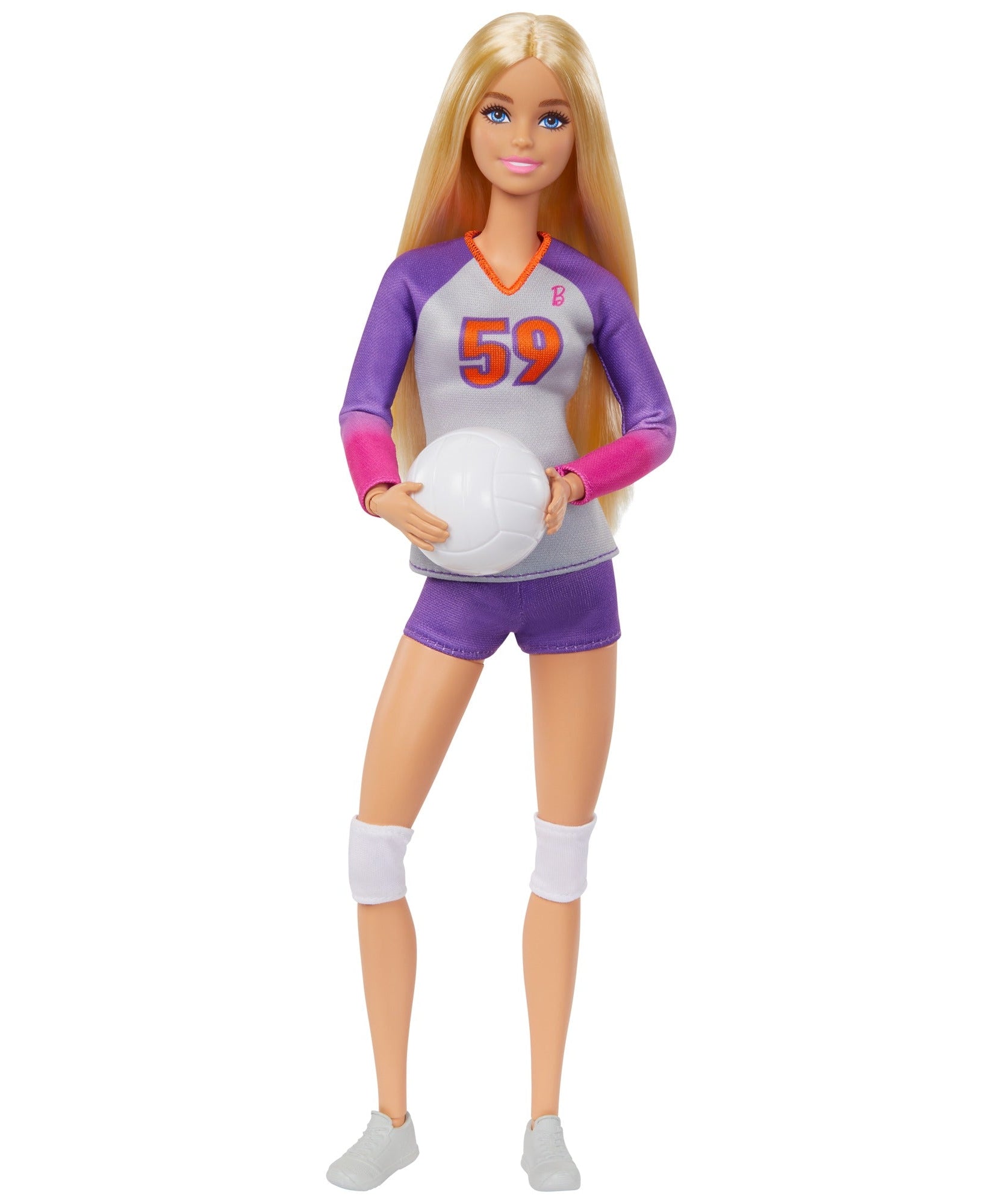 Barbie Made to Move Career - You can be Anything Volleyball Player Doll with Uniform, Ball & 22 Flexible Joints for Realistic Poses – Sports Doll for Kids 3+ Years | HKT72 - MINIMEE KIDS