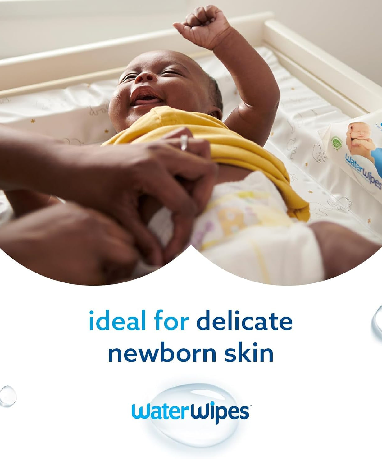 WaterWipes The World's Purest Baby Wipes Biodegradable Unscented Wipes - Pack of 60 - MINIMEE KIDS