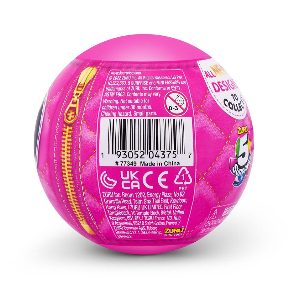 Zuru 5 Surprise - Mini Fashion Series 2: 100+ Real Fabric Bags & Accessories Toys to Collect!