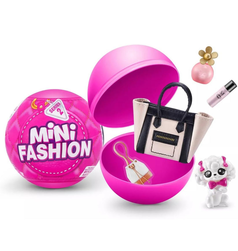 Zuru 5 Surprise - Mini Fashion Series 2: 100+ Real Fabric Bags & Accessories Toys to Collect!