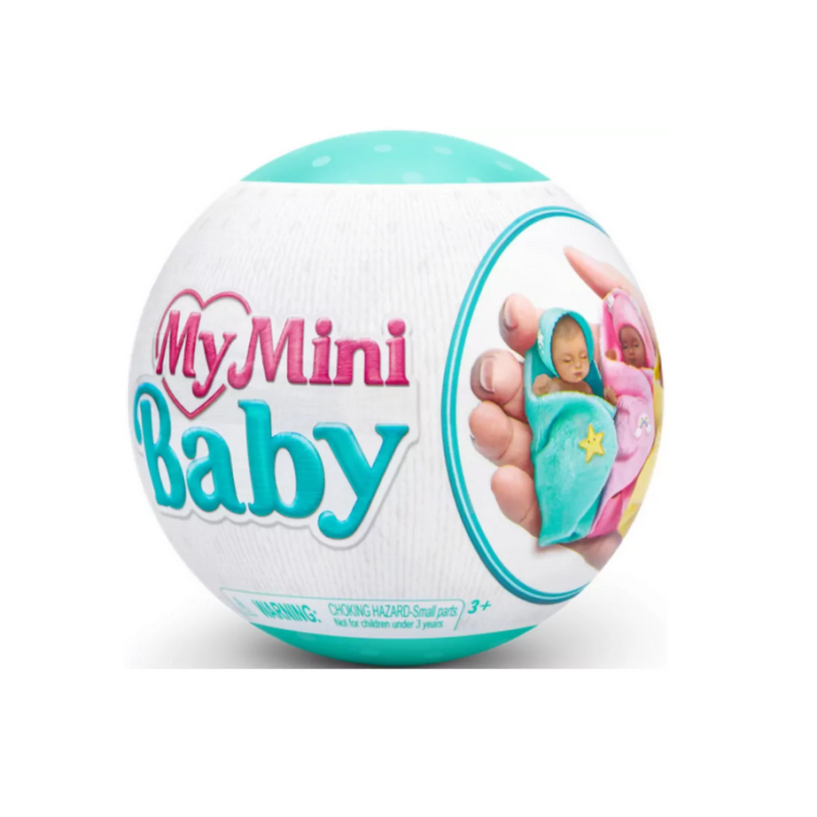 Zuru 5 Surprise My Mini Baby Series 1 | Mystery Capsule with 5 Surprises | Collectible Ultra-Realistic Miniature Baby Doll & Playset for Kids 3+