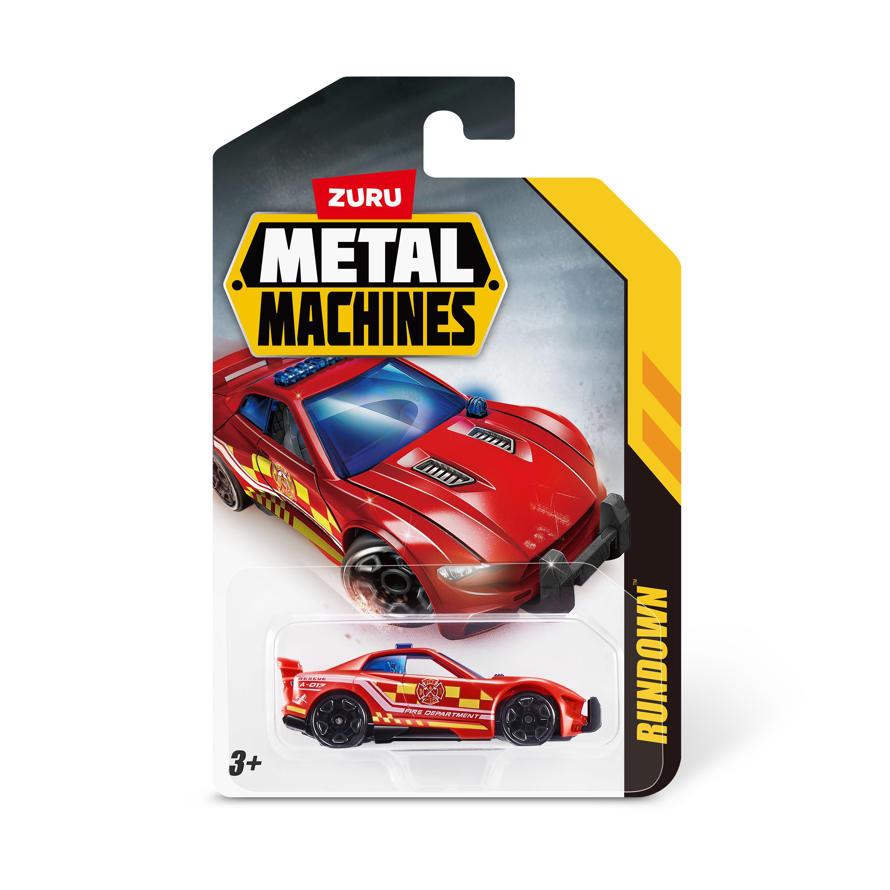 Zuru Metal Machines Rundown Fire Department Car | 1:64 Scale Collectible Die-Cast Toy | For Kids | Minimee Kids India